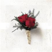 WG23 Scarlet Rose Buttonhole