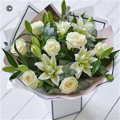 Beautifully Simple Rose &amp; Lily White Large