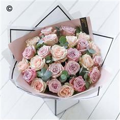 Beautifully Simple Rose Bouquet Pink Large